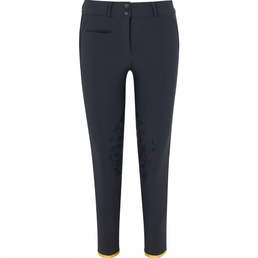 NWT Callidae Lightweight Tech Riding Breeches Charcoal 24